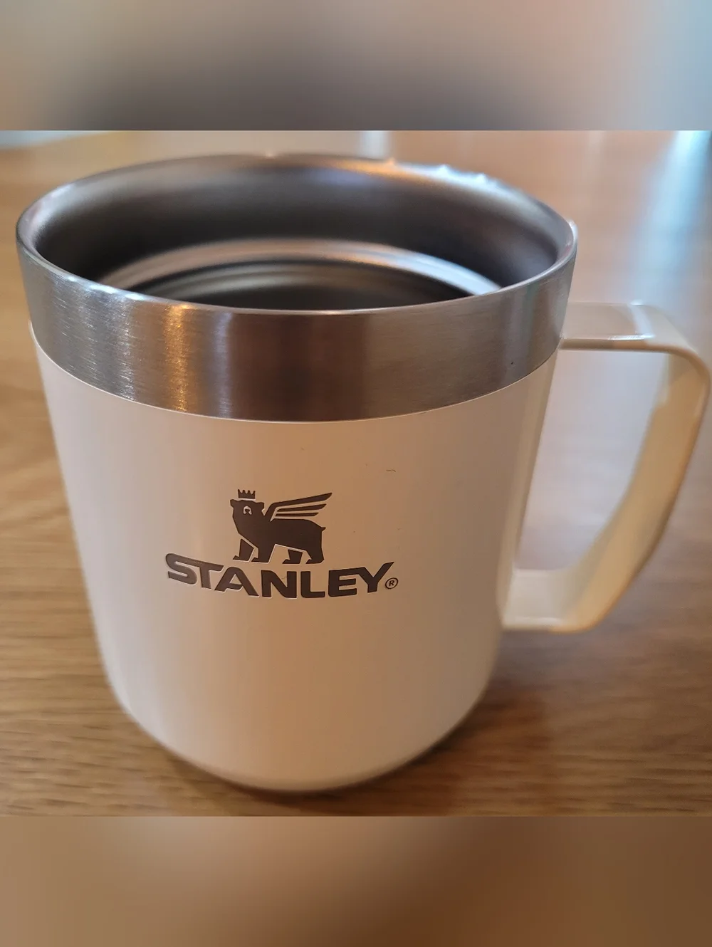 Stanley 12 Oz. Insulated Classic Legendary Camp Mug In Cream Gloss